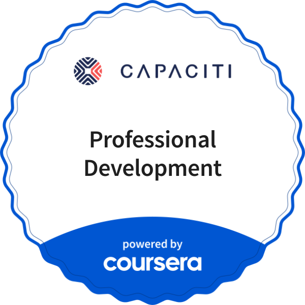 Professional Development completion badge